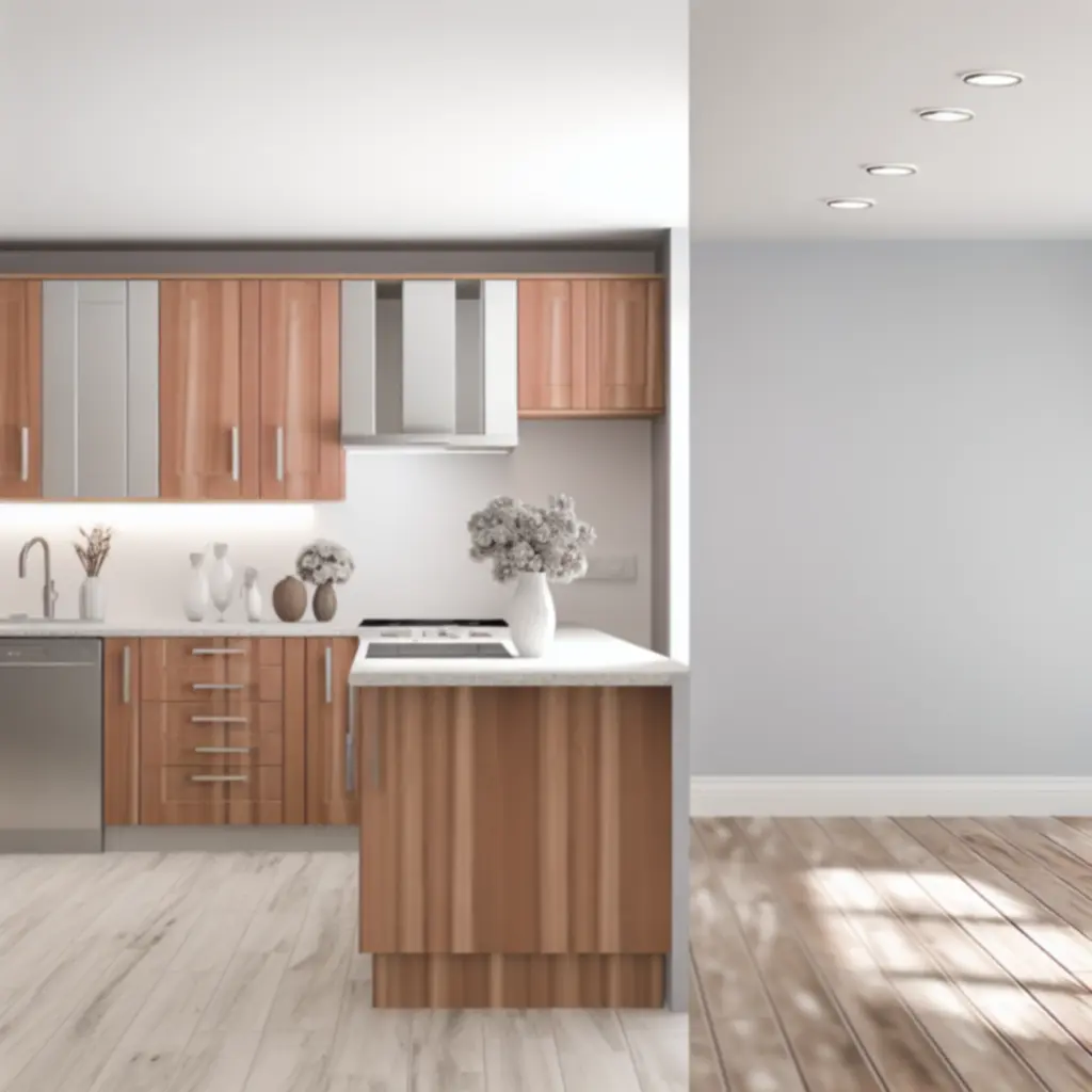 Nowoczesna, elegancka kuchnia z meblami Kitchen Furnio