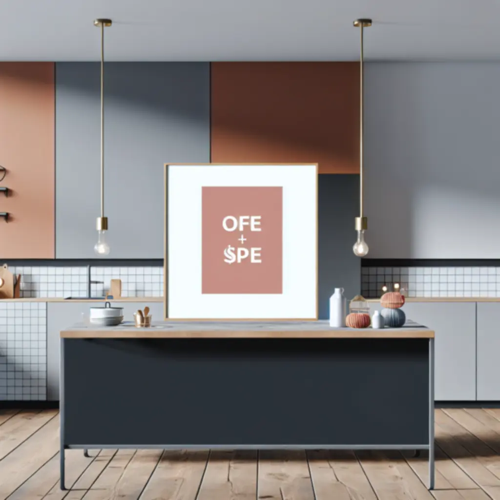 Baner informujący o promocjach miesiąca w Kitchen Furnio